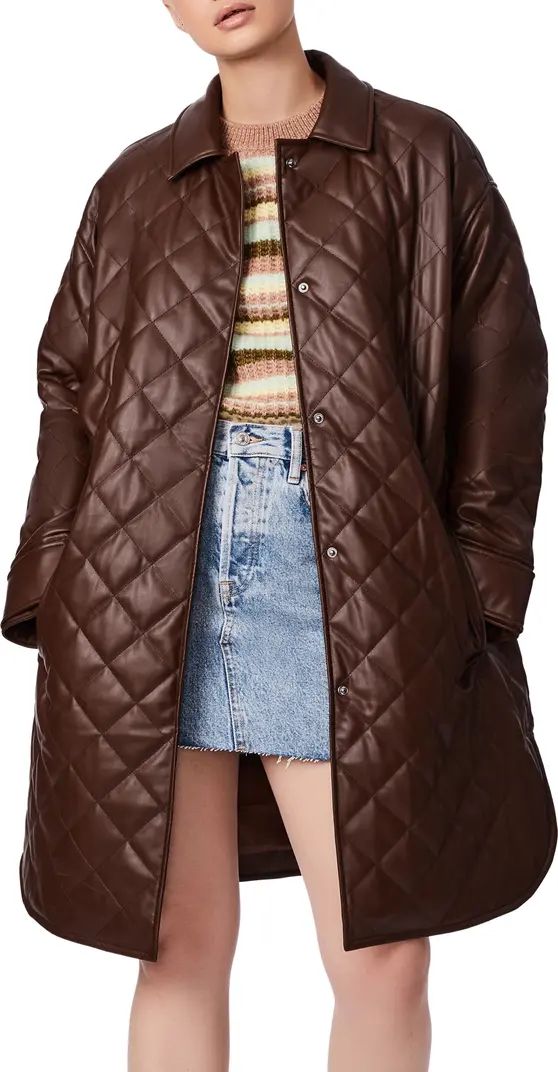 Quilted Faux Leather Jacket | Nordstrom