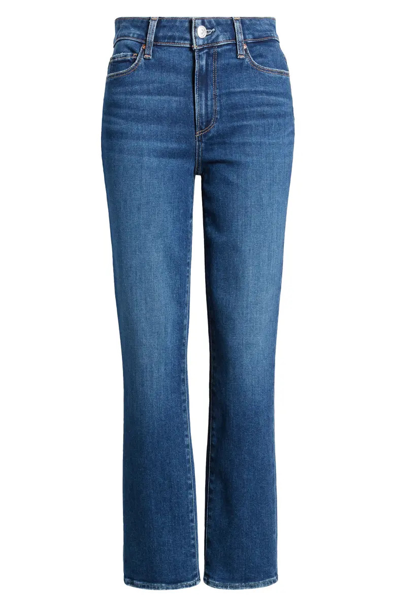 PAIGE Cindy High Waist Ankle Straight Leg Jeans | Nordstrom | Nordstrom