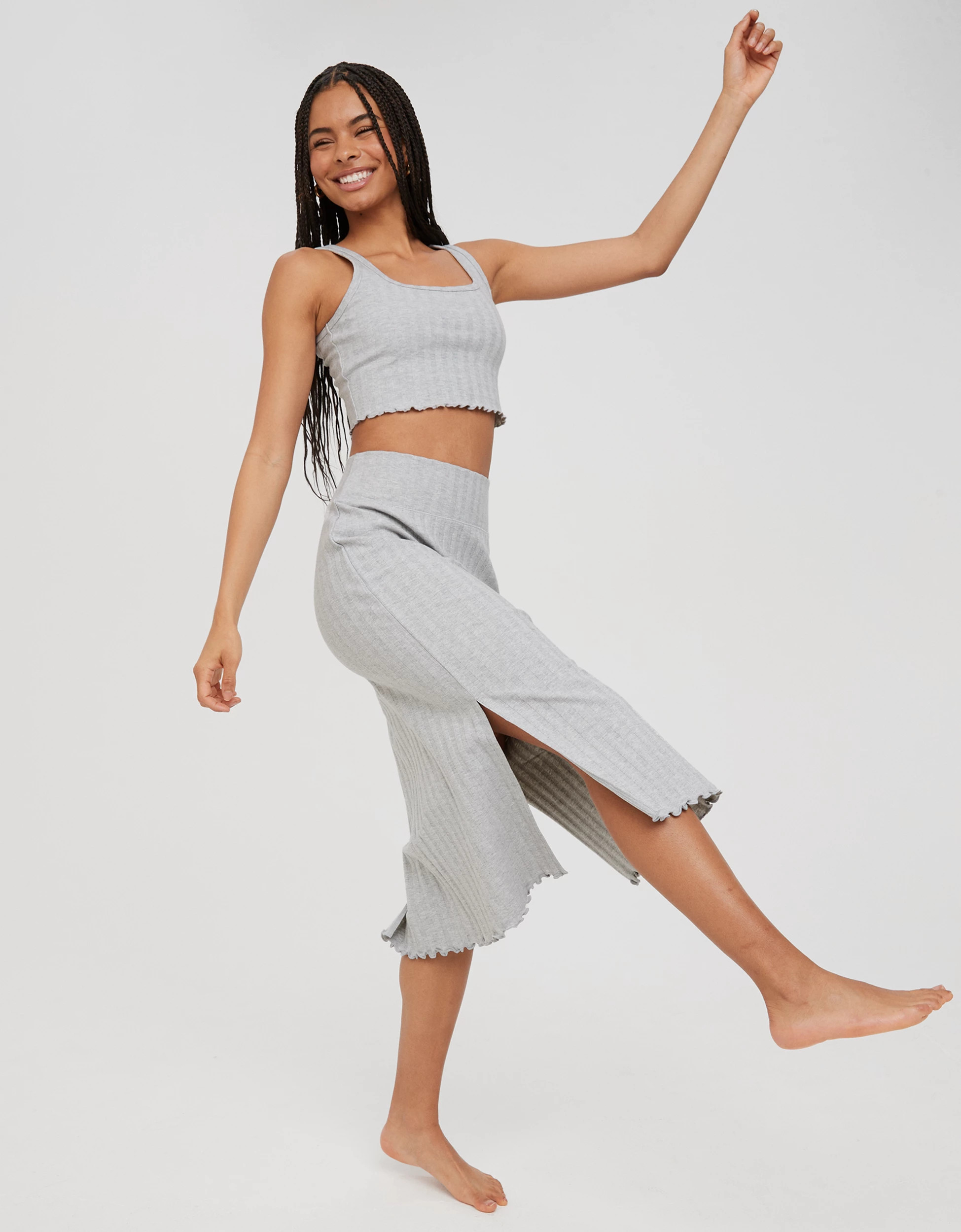 OFFLINE By Aerie OG Groove Midi Skirt | Aerie