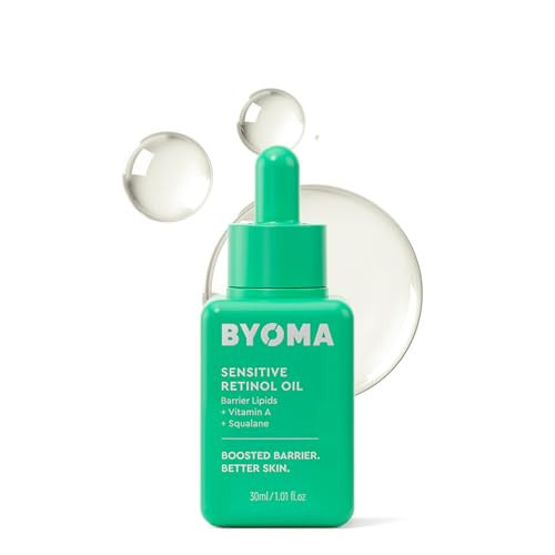 BYOMA Sensitive Retinol Oil - Face Treatment with Squalane & Vitamin A - Ideal for Sensitive Skin - Barrier Repair - 1.01 Fl. Oz | Amazon (US)