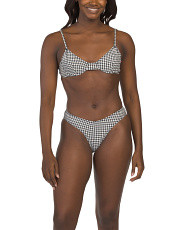 Two-Piece Swim Underwire Bikini Top And Bottoms With Ruffle Details | Marshalls