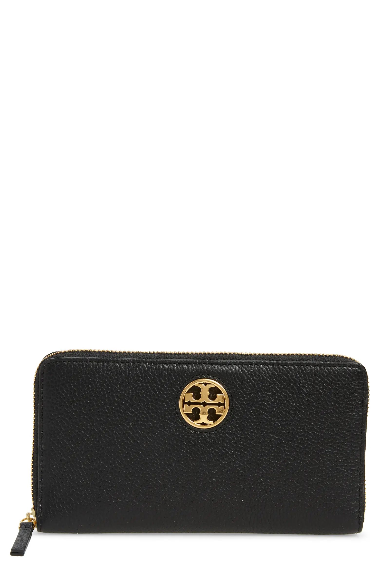 Tory Carson Zip Leather Continental Wallet | Nordstrom