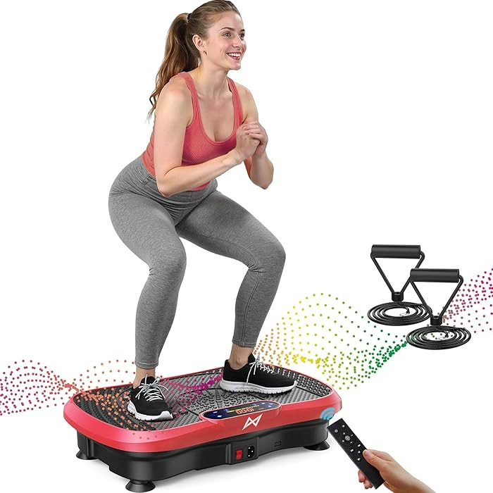 AXV Vibration Plate Fitness Platform Exercise Machine Vibrating Shaking Full Body Shaker Workout ... | Amazon (US)