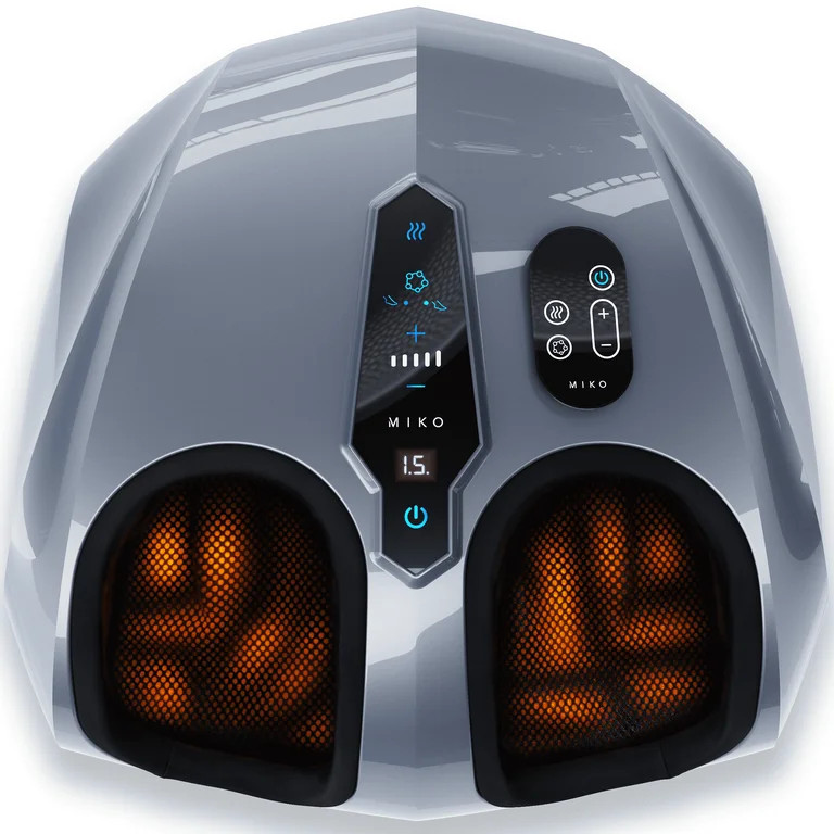 MIKO Shiatsu Foot Massager Machine - Deep Kneading, Shiatsu, Air Compression, and Heat Therapy - ... | Walmart (US)