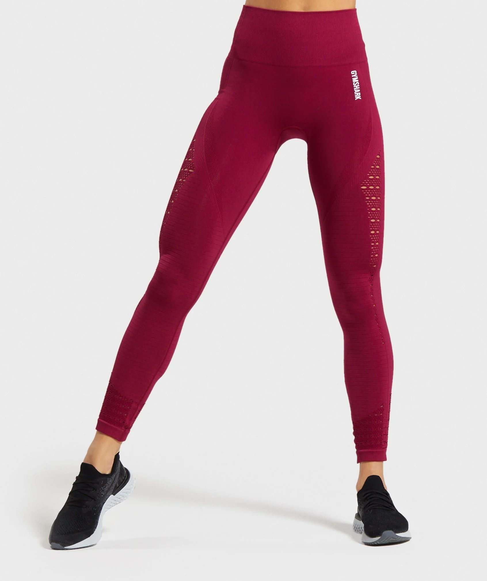 Gymshark Energy+ Seamless Leggings - Beet | Gymshark (Global)