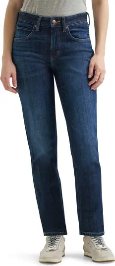 Lee Rider\u2122 Slim Mid Rise Straight Leg Jeans | Nordstrom | Nordstrom