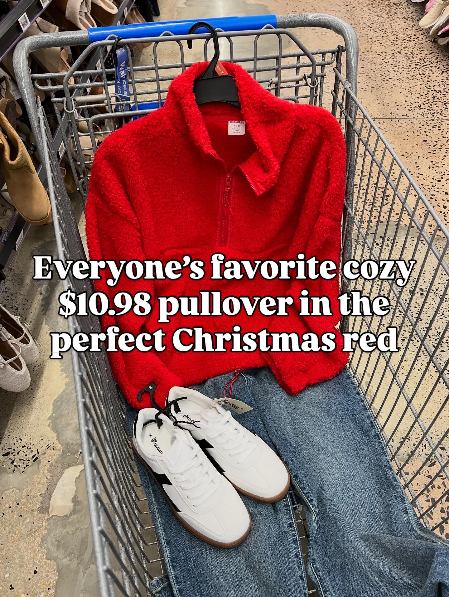 Christmas red plush pullover just $10, looks great with jeans or leggings or joggers. I like to go up one size to a medium. #walmartfashion 


#LTKHoliday #LTKGiftGuide #LTKFindsUnder50