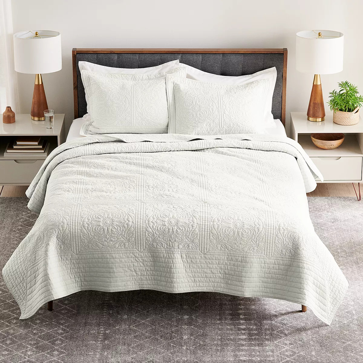 Sonoma Goods For Life® Solid Cotton Quilt or Sham | Kohl's