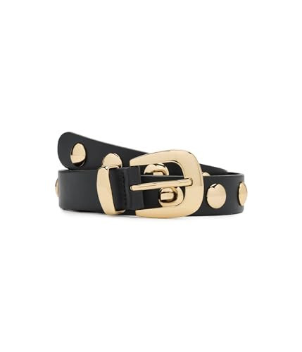 Madewell Women's Western Studded Belt, True Black Multi in Gold, XS | Amazon (US)