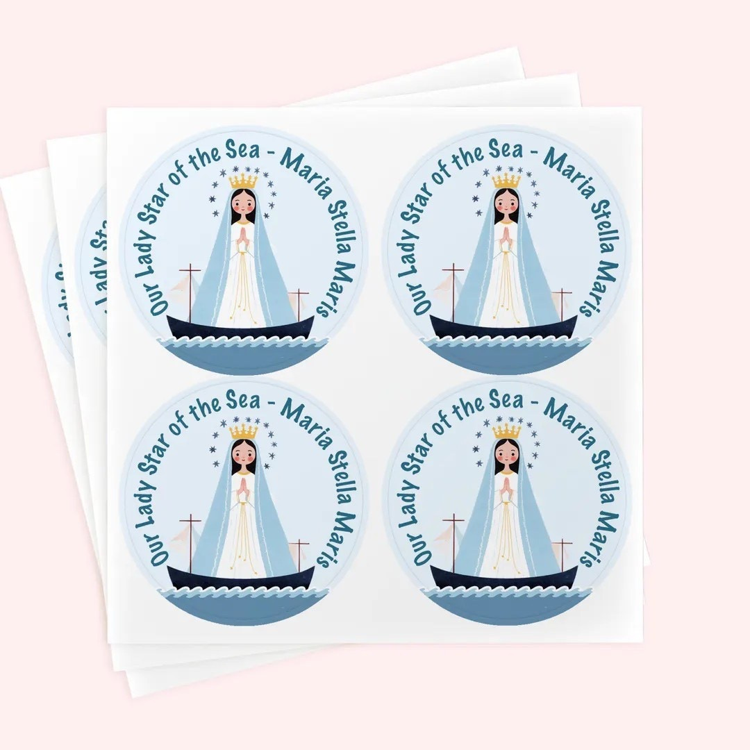 Soft, sweet, and full of faith 🤍✨ These Catholic Marian stickers featuring Our Lady Star of the Sea (Maria Stella Maris) are perfect for kids, teachers, and families who love incorporating faith into everyday moments. Use them on water bottles, planners, lunchboxes, notebooks, or sacramental gifts—a beautiful reminder of 

Mary’s loving protection wherever you go. Available now in my Etsy shop and ready to ship 💙🌊

#catholicstickers #ourladystarofthesea #stellamaris #catholickids #faithbasedgifts #religiousstickers #catholicteachers #catholicmom #sacramentalgifts #catholicetsy #faithfilled #maryourmother

#LTKmomlife #LTKHome #LTKSaleAlert