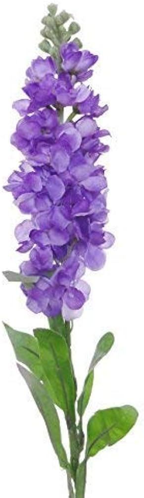 Lily Garden Set of 6 Stems 32" Artificial Antirrhinum Snapdragon Silk Flowers (Light Purple) | Amazon (US)