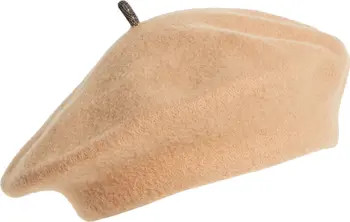 Monili Detail Virgin Wool Beret | Nordstrom