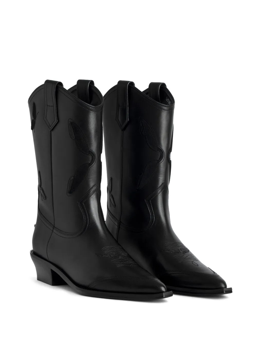 Zadig&Voltaire 45mm Cara Western Boots | Black | FARFETCH | Farfetch Global