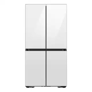 Bespoke 29 cu. ft. Standard Depth Custom Panel-Ready 4-Door Flex French Door Refrigerator with Be... | The Home Depot