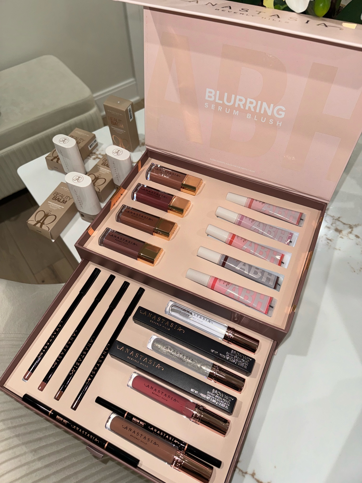 IN LOVE WITH THESE PRODUCTS! 💋💄

Obsessed with Anastasia Beverly Hills' latest innovation: the Blurring Serum Blush, a radiant addition to your beauty routine. This revolutionary blush seamlessly combines skincare benefits with vibrant color, giving you a flawless, lit-from-within glow. Formulated with a luxurious serum base, this blush effortlessly glides onto the skin, blurring imperfections and providing a smooth, airbrushed finish.
Infused with nourishing ingredients like Niacinamide and pomegranate peel extract, it leaves you with a healthy, youthful-looking glow. Available in a range of stunning shades to complement every skin tone, the Blurring Serum Blush offers buildable coverage that lasts all day.
Whether you prefer a subtle flush of color or a more intense, statement-making look, this versatile formula allows you to customize your perfect blush. Get ready to elevate your makeup game with Anastasia Beverly Hills' Blurring Serum Blush. Experience the beauty of skincare-infused color and achieve a radiant complexion that's sure to turn heads wherever you go. #ad #AnastasiaBeverlyHills #ABHBlush #ABH

#LTKStyleTip #LTKBeauty #LTKFindsUnder50