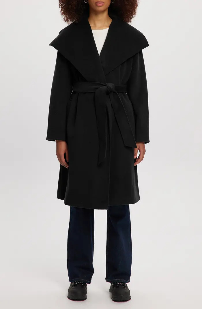 Noize Lena Belted Wrap Coat | Nordstromrack | Nordstrom Rack