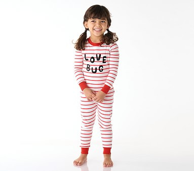 Love Bug Organic Pajama Set | Pottery Barn Kids
