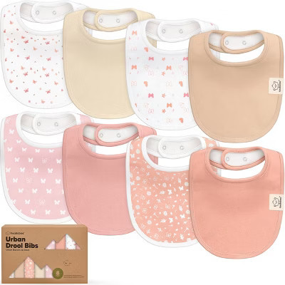 KeaBabies 8pk Organic Baby Bibs for Boy, Baby Drool Bib for Toddler Boys, Girls, Newborn Baby Teething Bibs (Butterflies) | Target