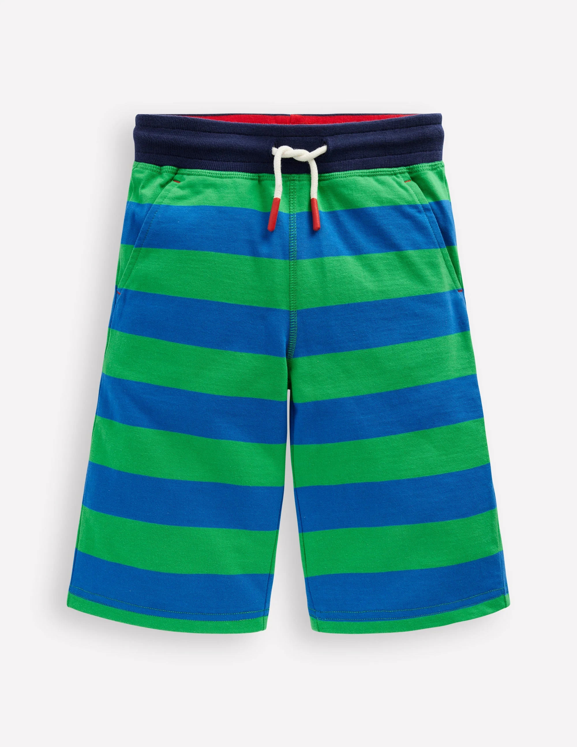 Jersey Baggies-Sapling Green/ Kingfisher Blue | Boden (US)