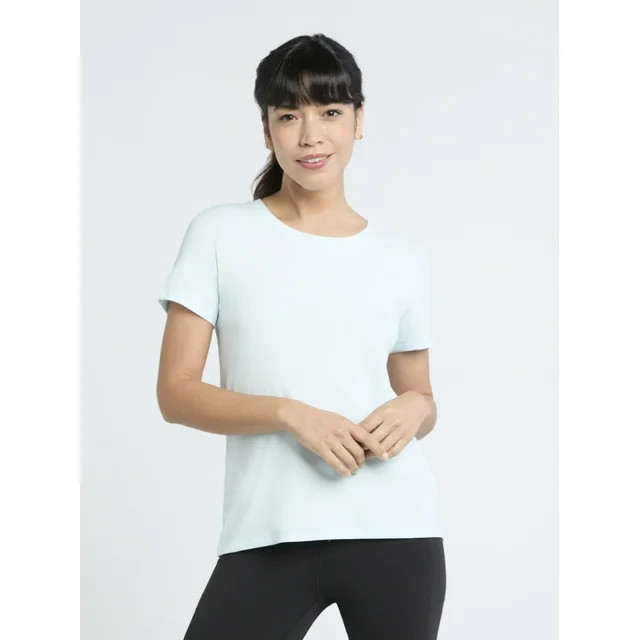Avia Women's Keyhole Open Back Tee, Sizes XS-XXXL | Walmart (US)