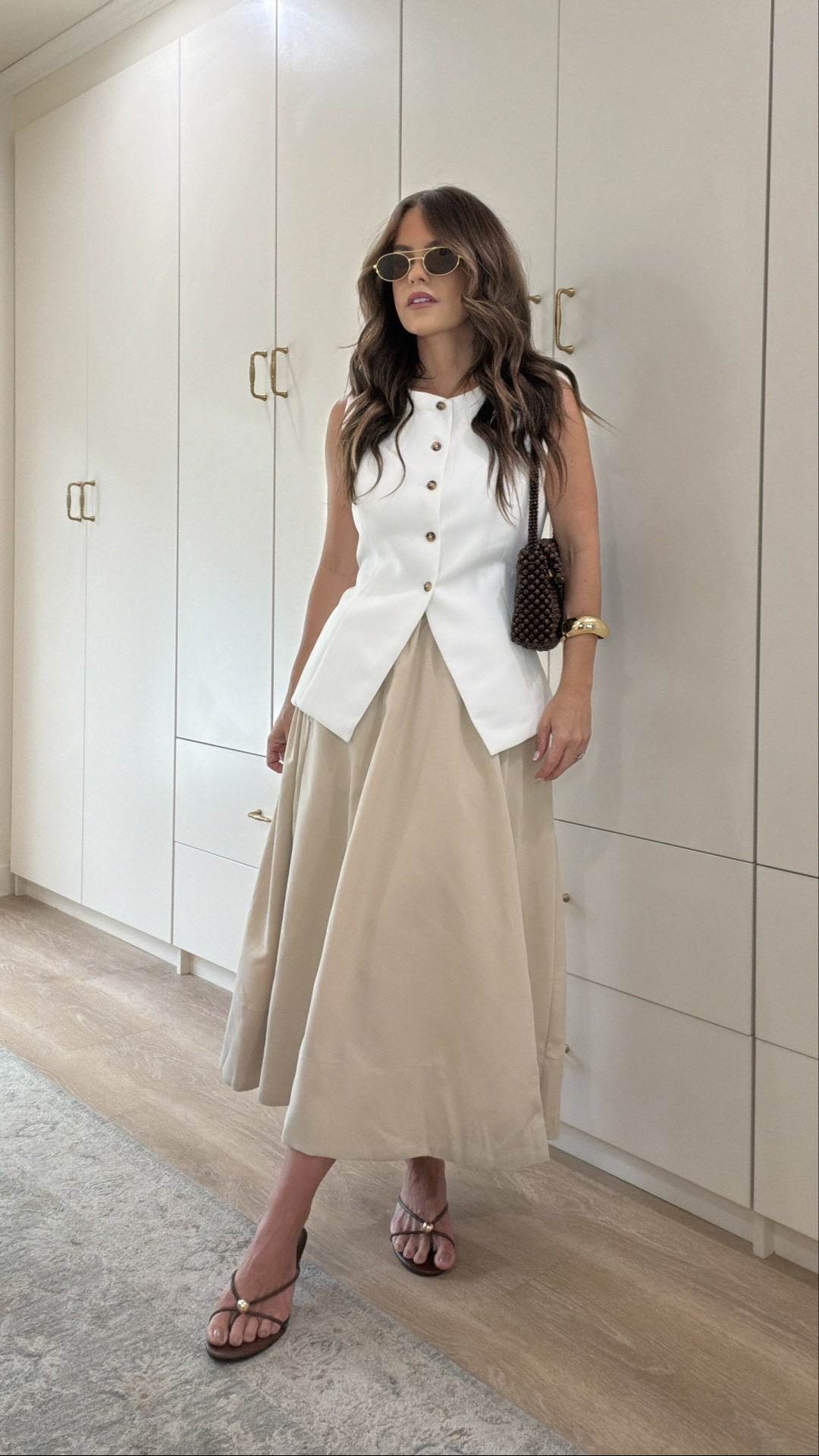 Wearing a small in both pieces 
Shoes are true to size 

@amazon #amazonfinds #amazonfashion #elevatedbasics #summerskirt

#LTKgrwm #LTKootd #LTKPetite