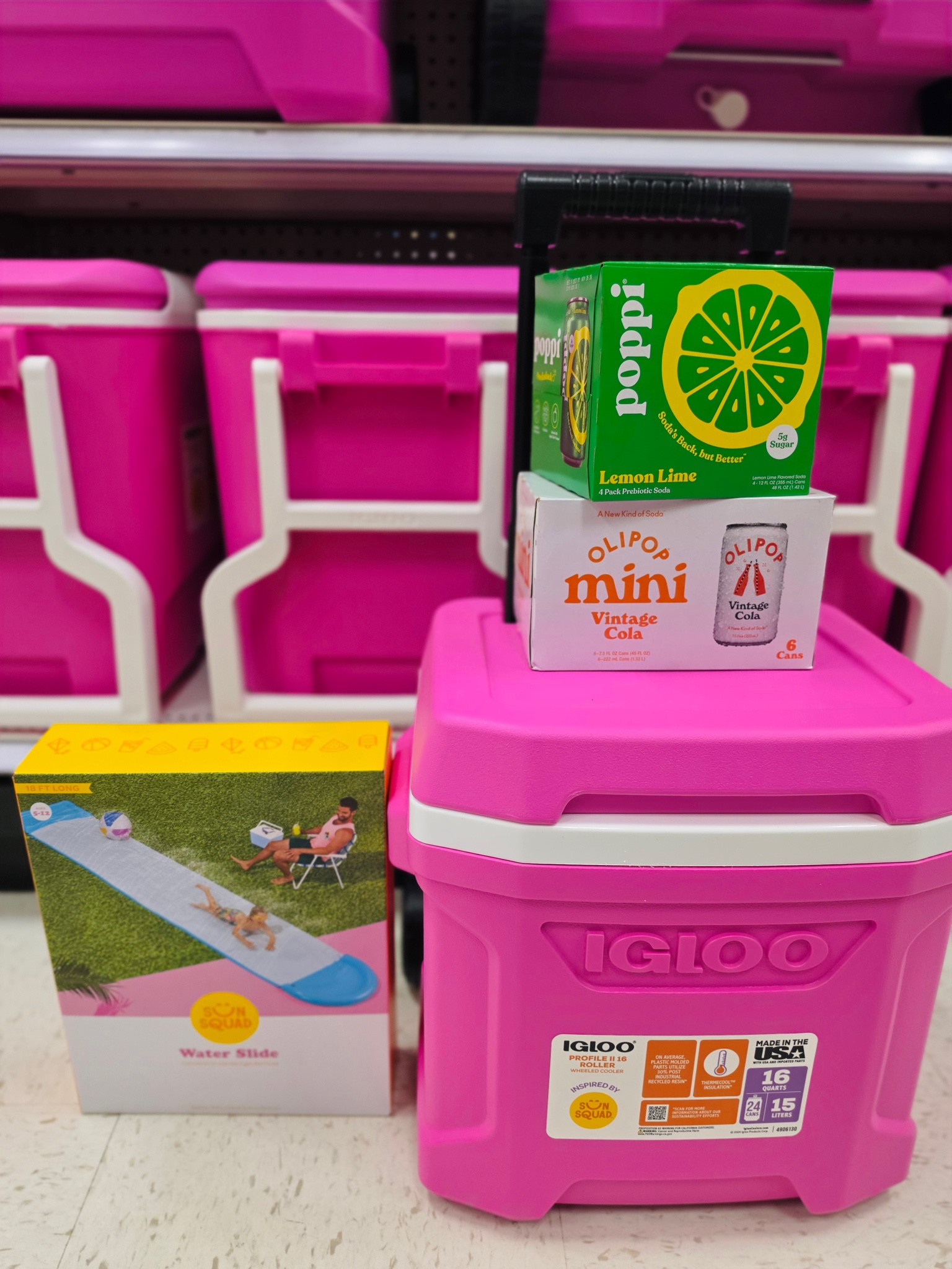 @target #ad #sponsored
Who’s getting ready for Memorial weekend? The cooler is on sale now! And beverages and the slide!

#LTKmomlife #LTKKids #LTKHome