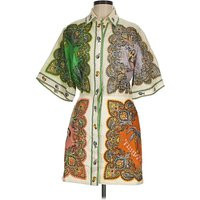 ALEMAIS Casual Dress: Green Paisley Pattern Dresses - Used - Size 6 | ThredUp (US)