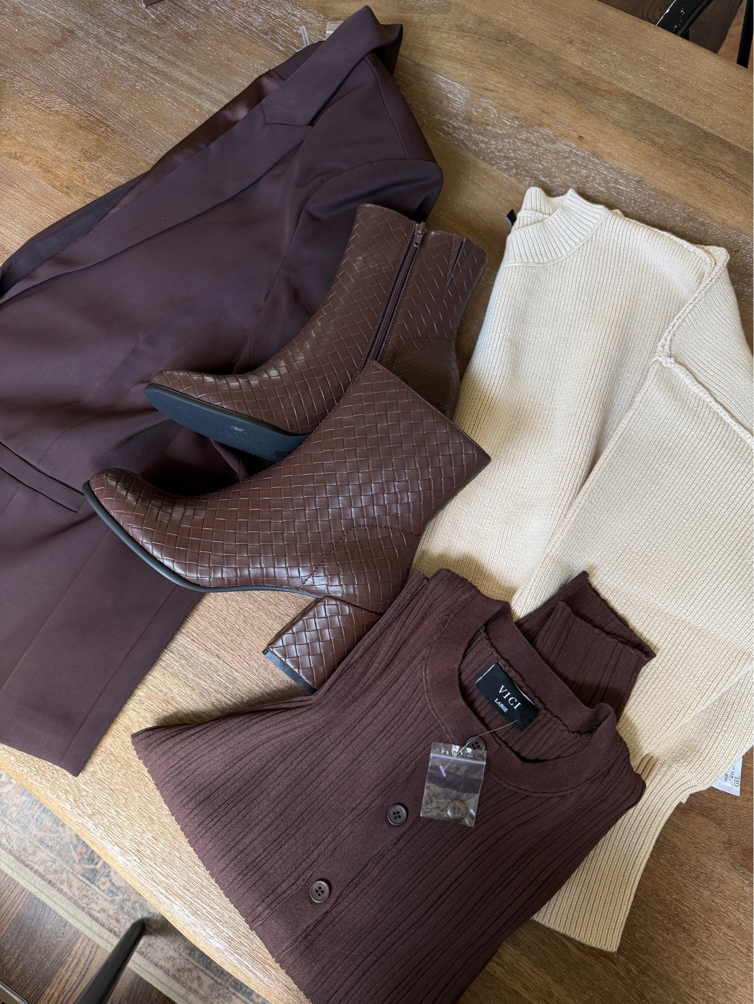Code: KACEYNICOLE40 for 40% off at @VICI 

Ordered large in everything and my true size in booties! They are super comfy!

#LTKootd #LTKSaleAlert #LTKSeasonal