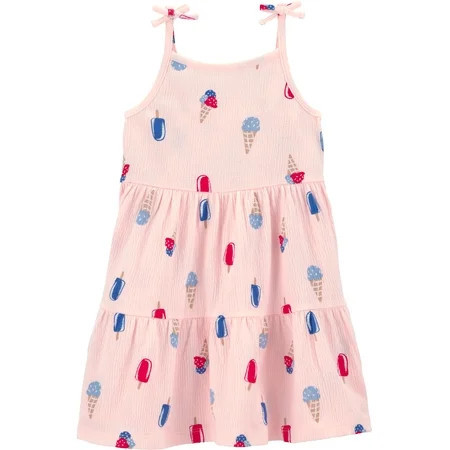 Carter's Child of Mine Baby and Toddler Girl Patriotic Americana Americana Dress, Sizes 12M-5T | Walmart (US)