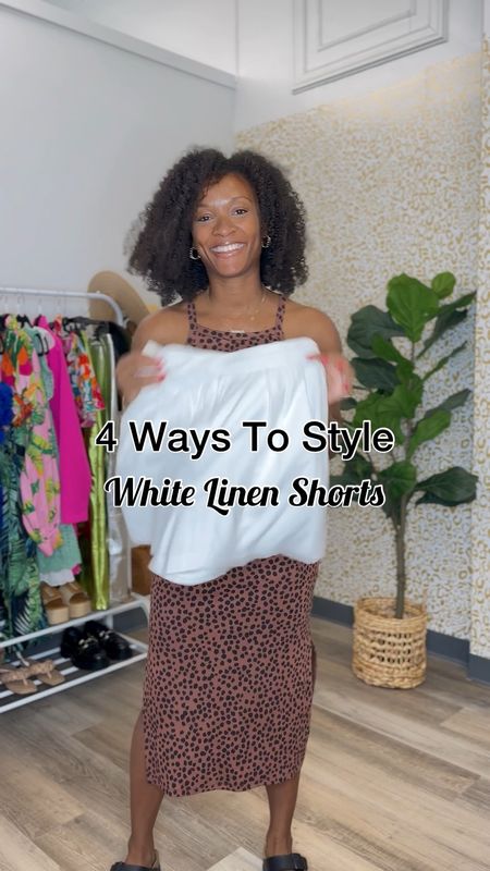 4 ways to style white linen shorts 

#LTKFind #LTKstyletip