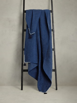 Cotton Voile Kantha-Stitch Throw | Banana Republic (US)