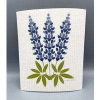Lupine Flower, Swedish Dishcloth | Etsy (US)