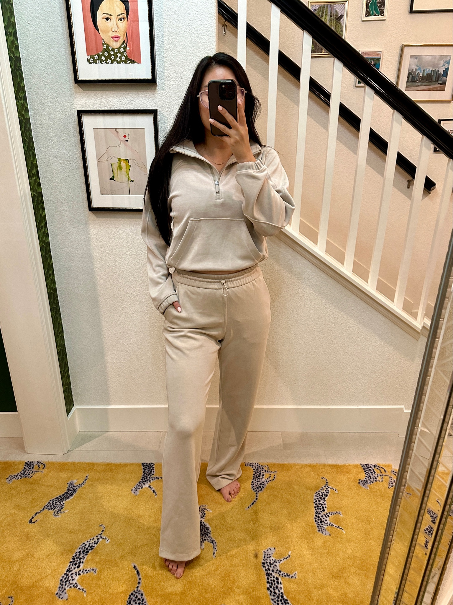 The comfiest neutral set from Luluemon! Wearing the Softstreme Half Zip (6) and Pant (8) in Mojave Tan. 

#LTKstyletip #LTKtravel #LTKfitness