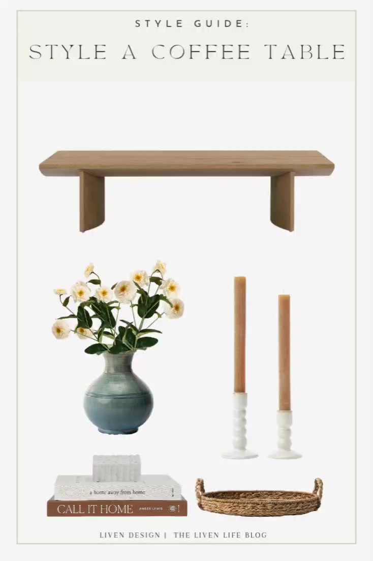 Home decor. Style guide. Tip. Coffee table decor. Living room. Decorative box. Coffee table books. Vase. Taper candles. Candlesticks. 

#LTKSeasonal #LTKHome #LTKSaleAlert