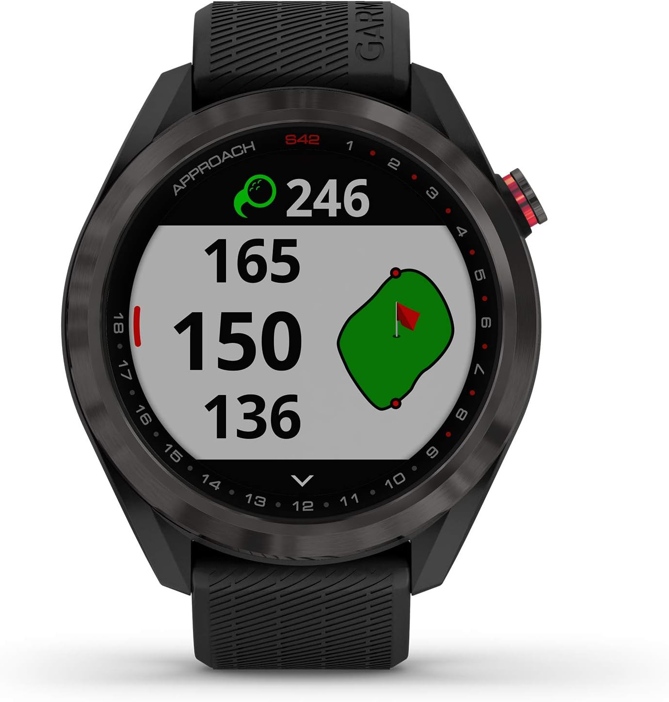 Garmin Approach S42, GPS Golf Smartwatch, Lightweight with 1.2" Touchscreen, 42k+ Preloaded Cours... | Amazon (US)
