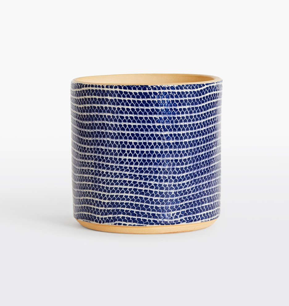 Terrafirma 6" Cobalt Vessel
 | Rejuvenation | Rejuvenation