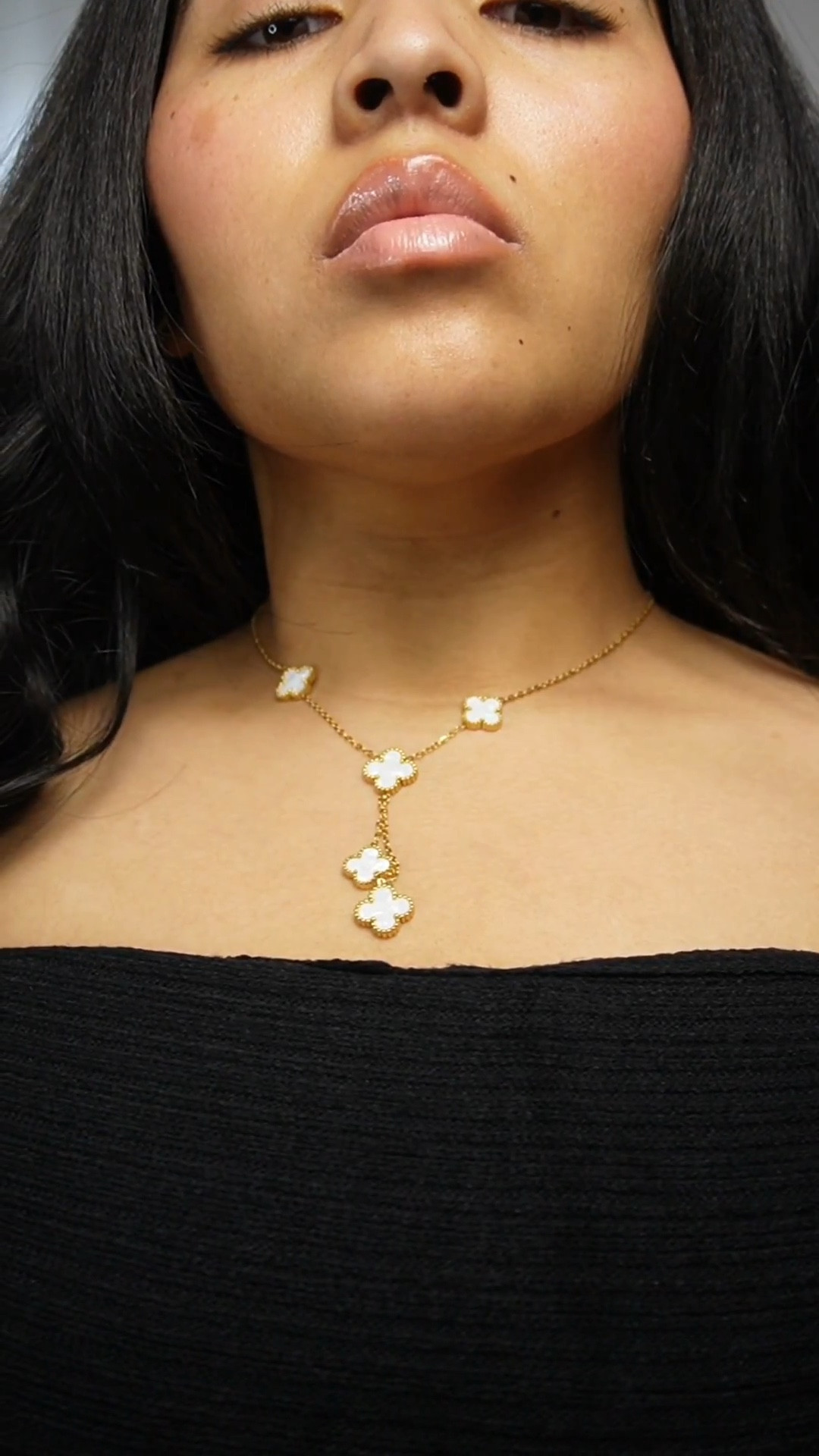 The easiest way to elevate any outfit ✨ This clover necklace is a designer-inspired Amazon find I wear nonstop.