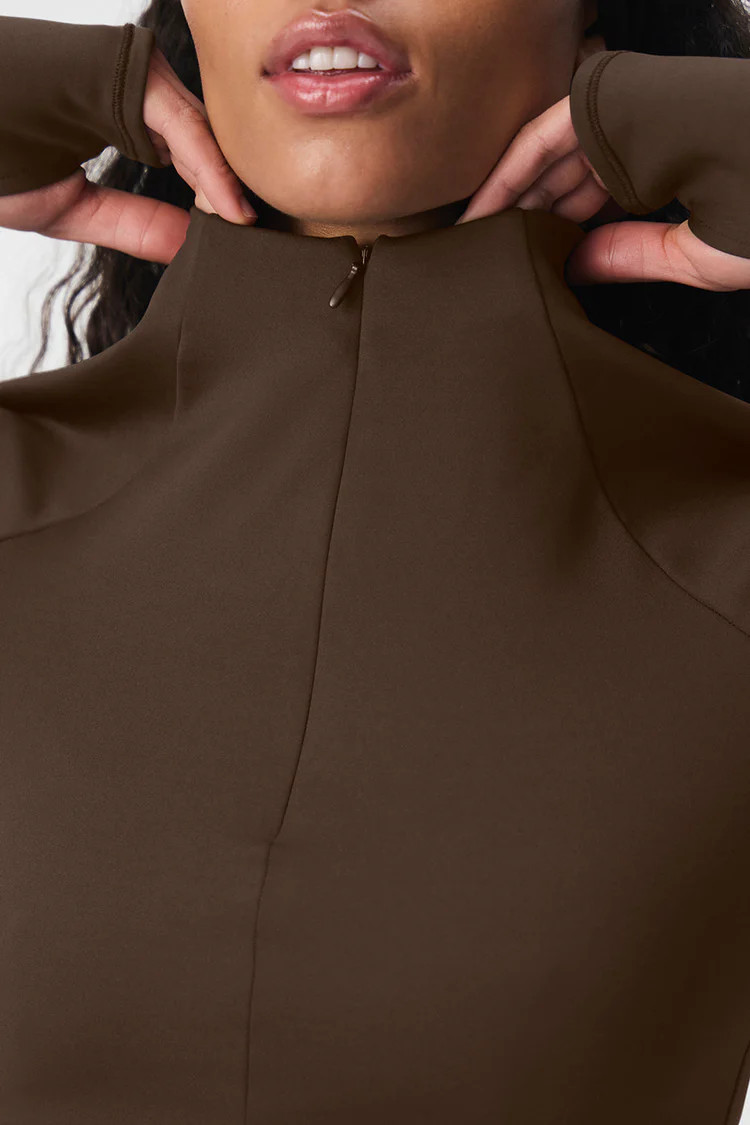 Airlift Winter Warm 1/4 Zip Long Sleeve | Alo Yoga (US)