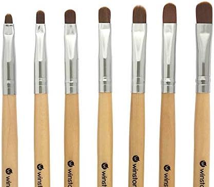 Winstonia 7pcs Gel Nail Brush Set for Nail Tips Builder & Overlay, Sculpting, Poly Gel, and Extensio | Amazon (US)