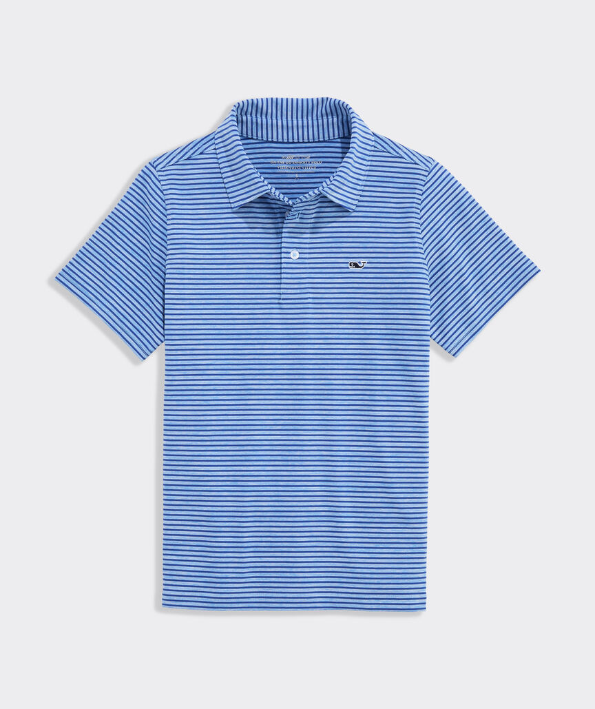 Boys' Performance Bradley Stripe Sankaty Polo | vineyard vines