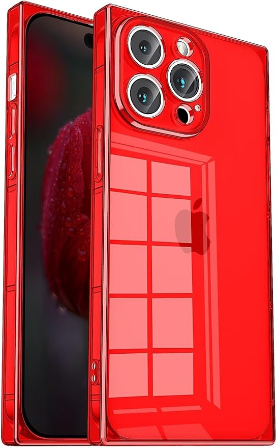 Tzomsze Compatible with Square iPhone 15 Pro Clear Case,Full Camera Protection & Reinforced Corne... | Amazon (US)