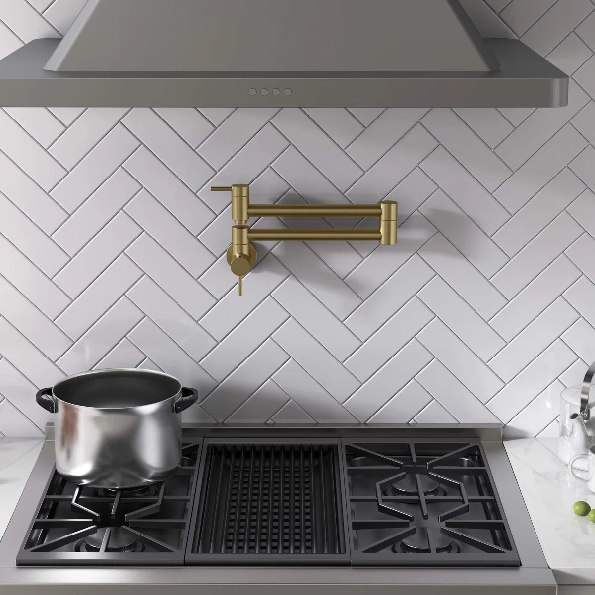 Circular Pull Down Pot Filler with Accessories KPF601BB | Wayfair North America