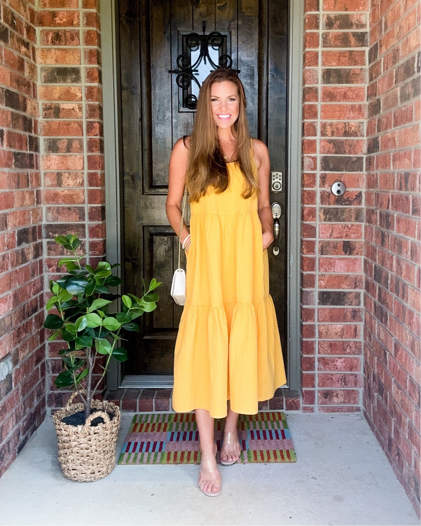 This summer dress in yellow is so light for hot weather and you can dress it up with heals or down with sandals for the beach. Plus it has pockets which is always a win! I’m wearing size small. 

#LTKFind #LTKtravel #LTKunder50