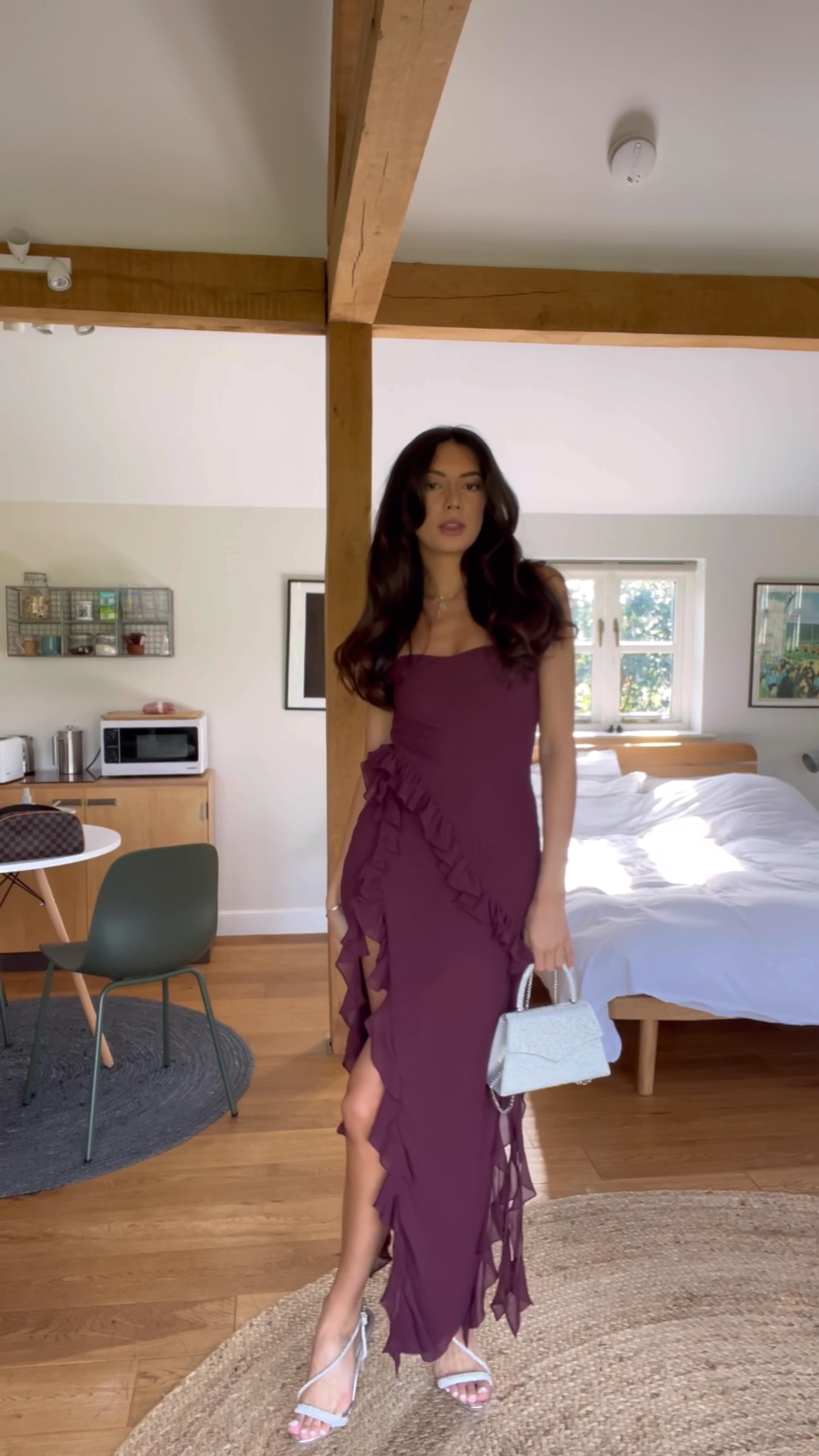 house of cb ariela dress blue House of CB 'Ariela' Maxi – HONEY HIRE BOUTIQUE main image 0