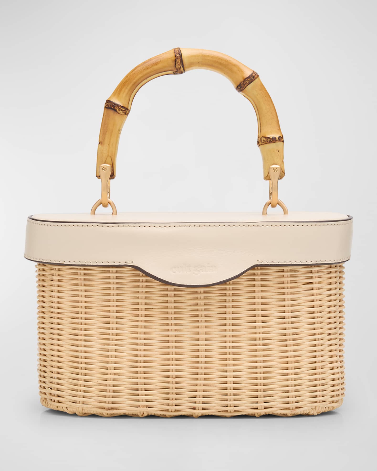 Gwyneth Basket Top-Handle Bag | Neiman Marcus