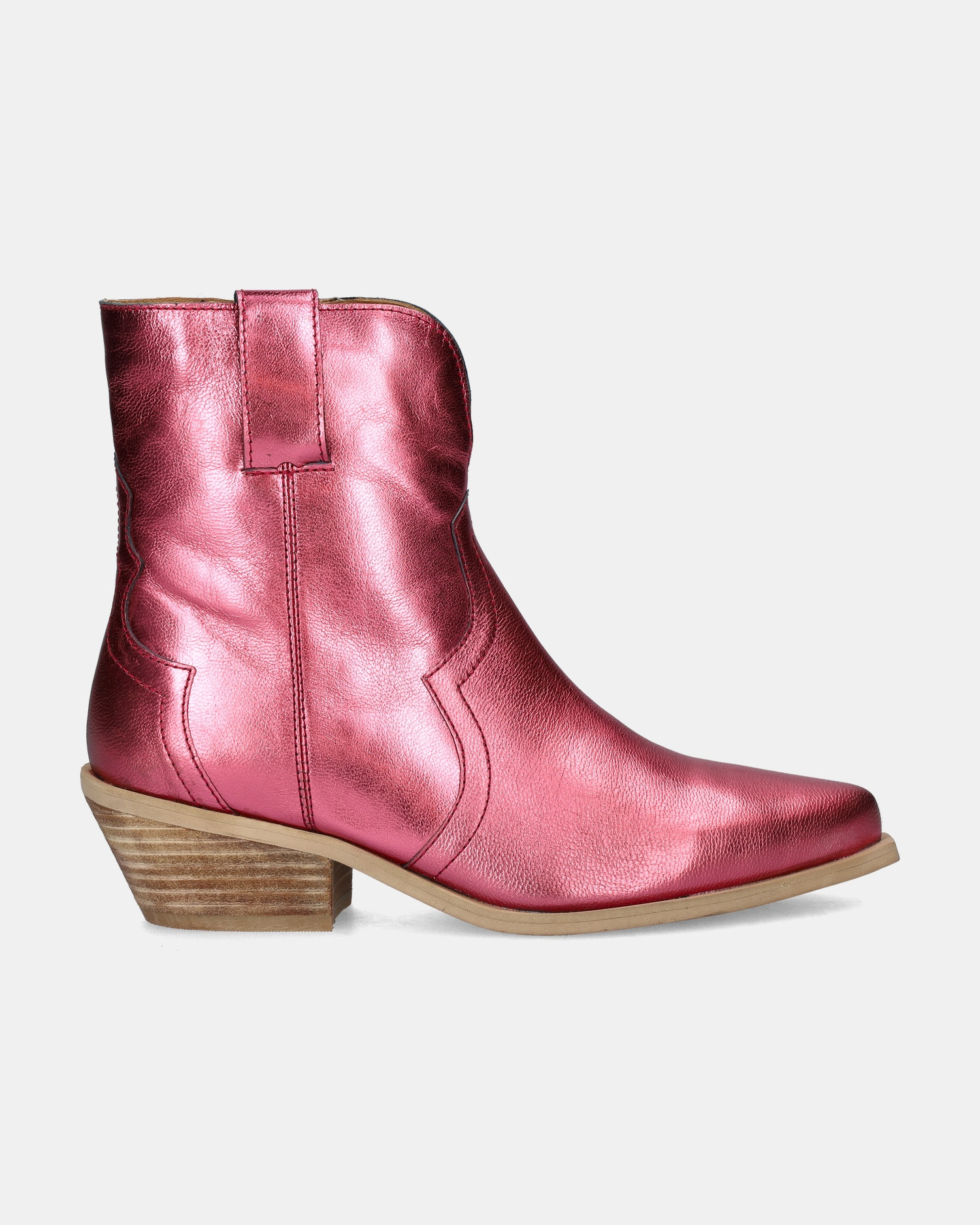 Nelson - Cowboylaarzen voor dames - Roze | Nelson Schoenen NL