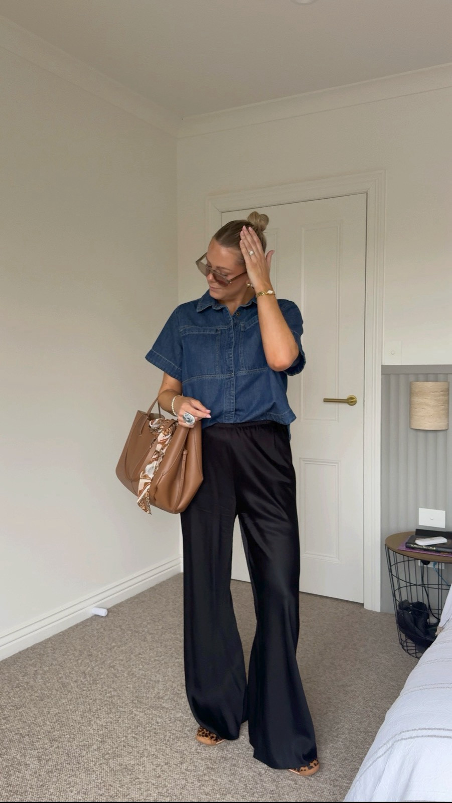 Saving myself from an outfit meltdown with an absolute classic. I’m in a 10 in the pants and a medium in the shirt (it’s Maye the Label but I’ve linked similar!) x

#LTKootd #LTKWorkwear #LTKgrwm