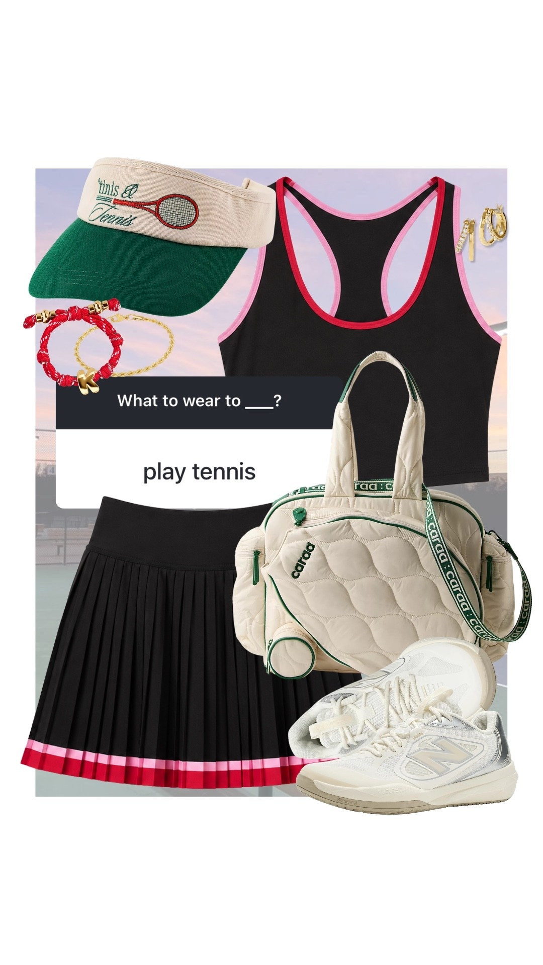 What to wear to play tennis! #kathleenpost