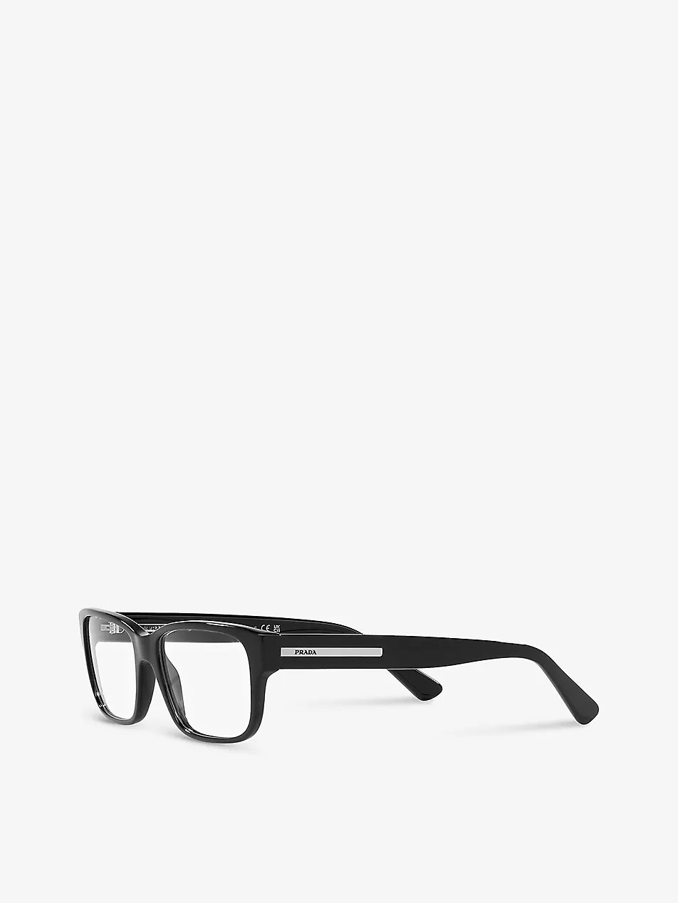 PR 18ZV pillow-frame acetate optical glasses | Selfridges