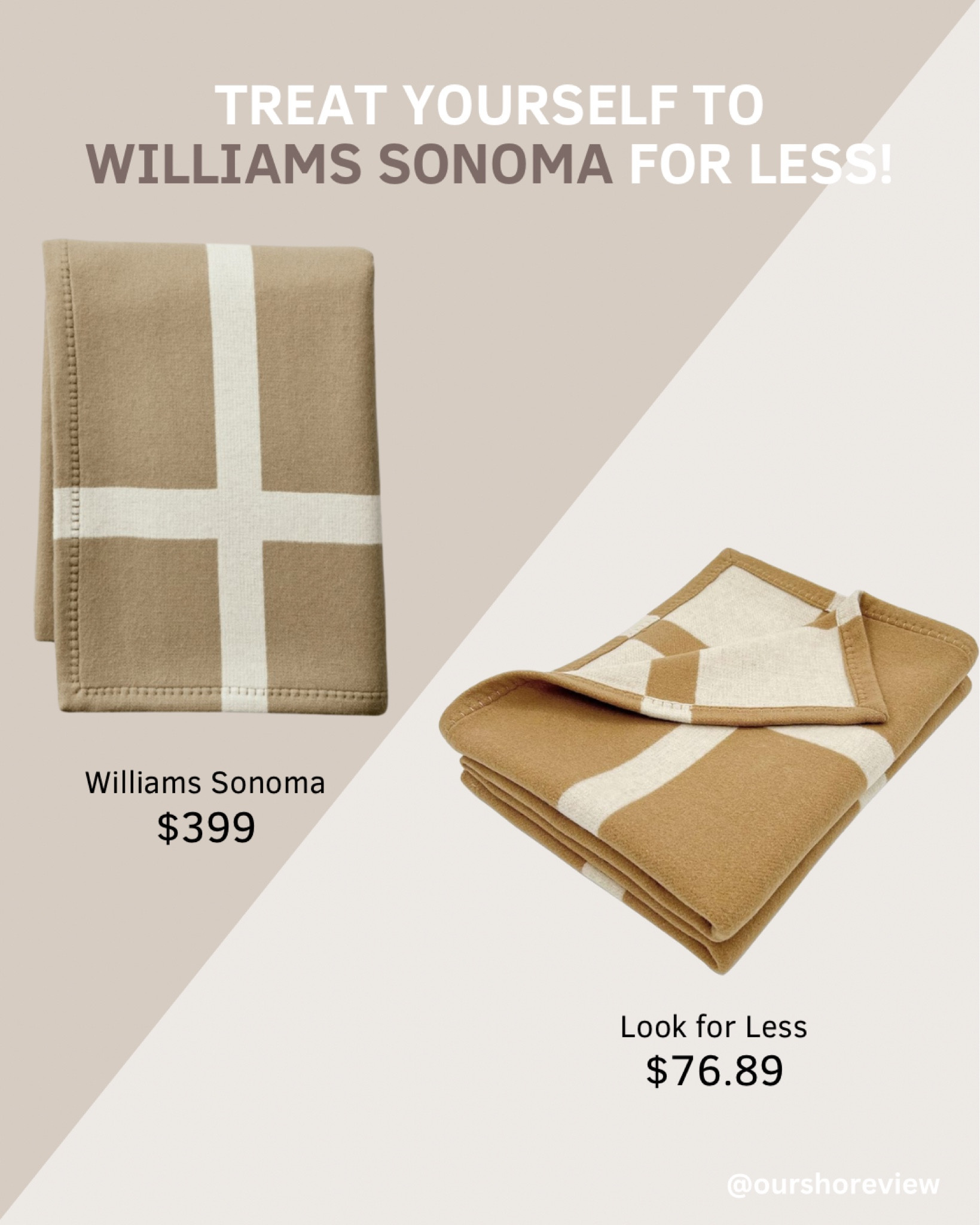 Transform your space with this Look for less home decor find! This gorgeous wool throw offers the same luxury as the Williams-Sonoma version but at a fraction of the cost. Ideal for living room decor, it’s a perfect example of how to make your home look expensive while staying on budget. Whether your style leans toward basic home decor or you love exploring different home decor styles, this throw fits seamlessly.

#LTKFindsUnder100 #LTKSaleAlert #LTKHome